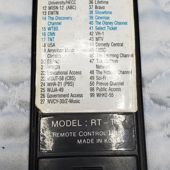 Other Rtt7 Jerrold Cable Box Tv Remote Control Poshmark